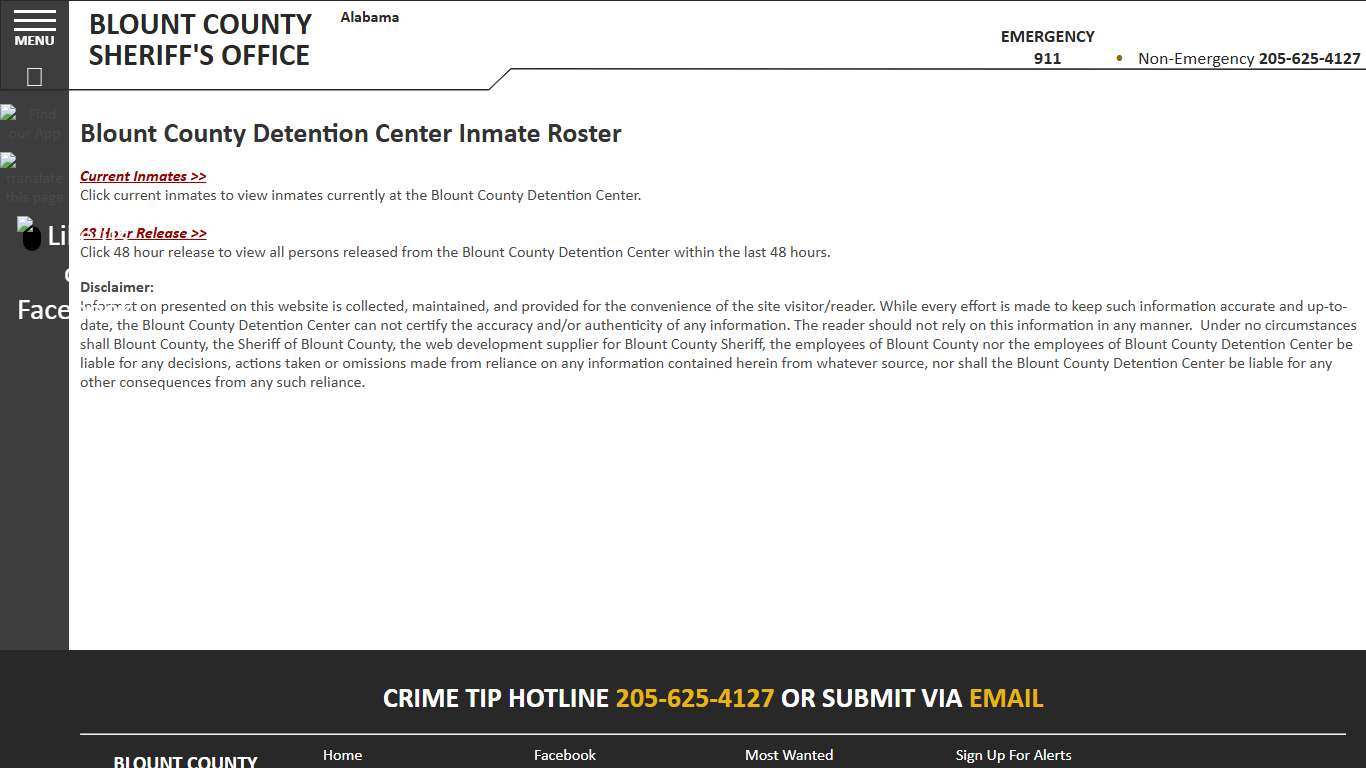 Roster Choose - Blount County Sheriff AL